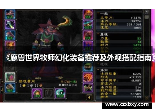 《魔兽世界牧师幻化装备推荐及外观搭配指南》