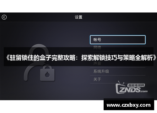 《驻留锁住的盒子完整攻略：探索解锁技巧与策略全解析》